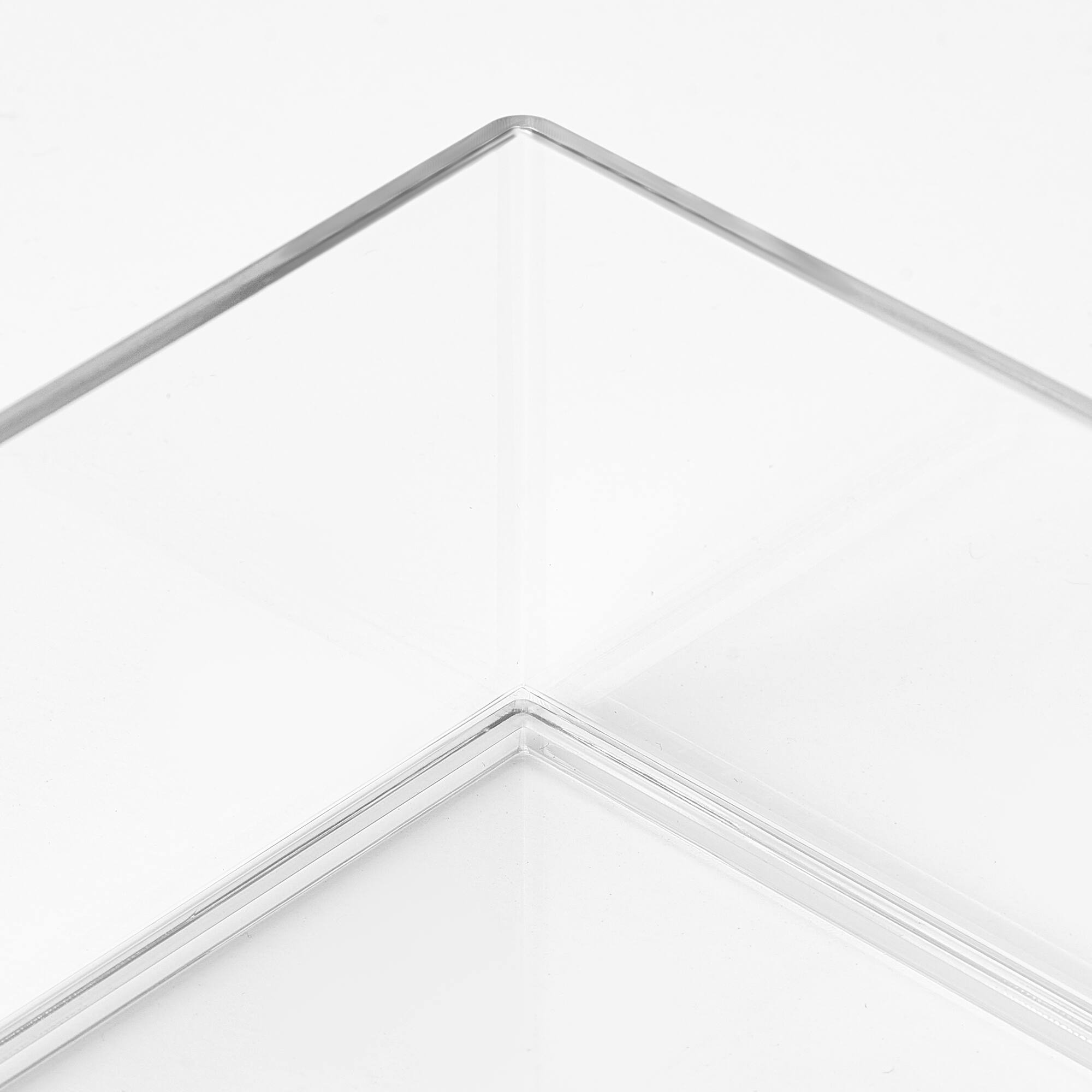 24 Pack: 12" x 4" Clear Stacking Storage Tray by Simply Tidy™
